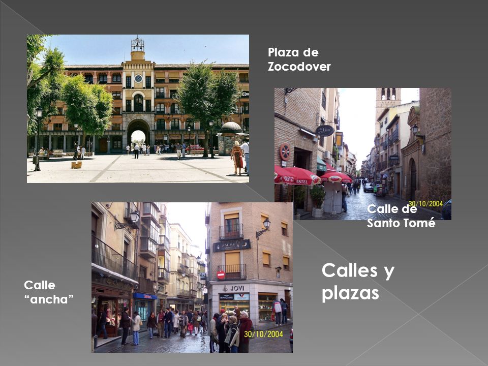 Plaza de Zocodover Calle de Santo Tomé Calles y plazas Calle ancha