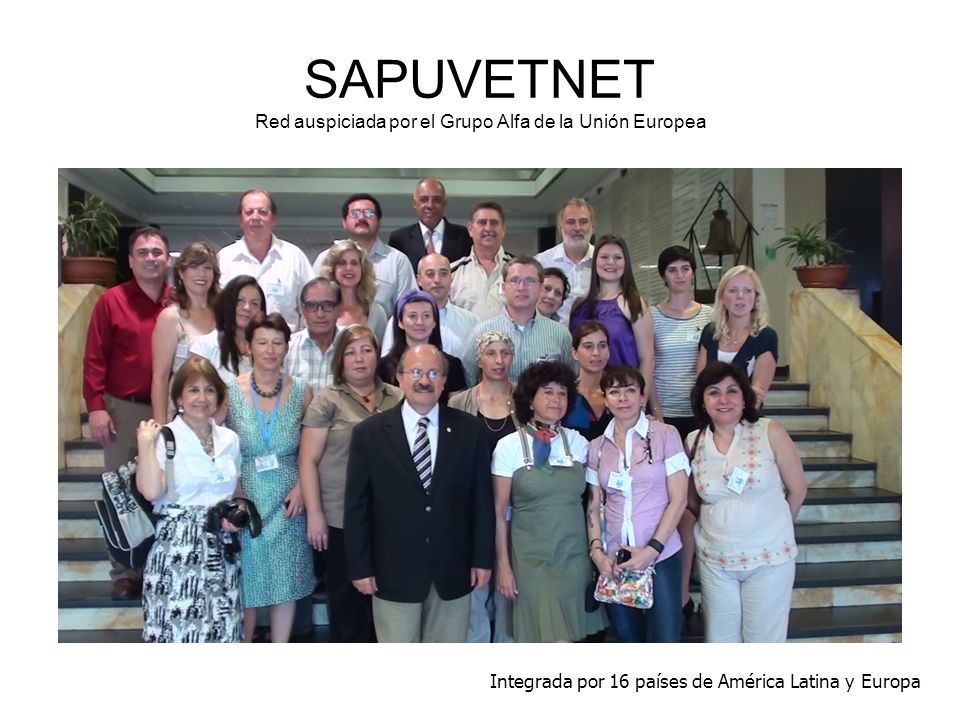 SAPUVETNET Red auspiciada por el Grupo Alfa de la Unión Europea