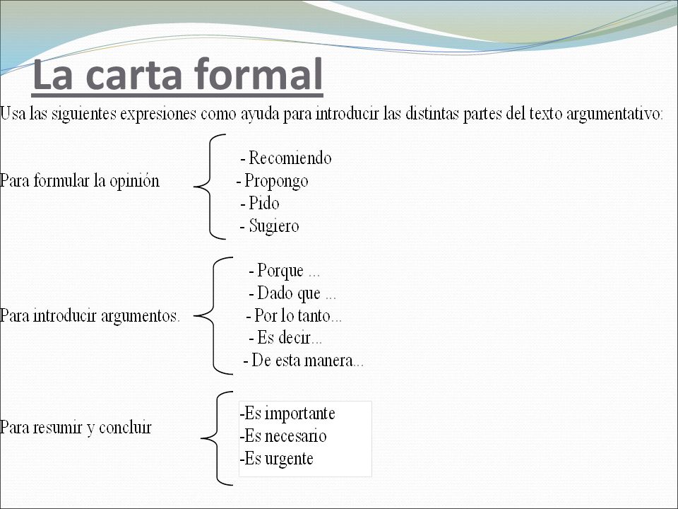 La carta. - ppt video online descargar