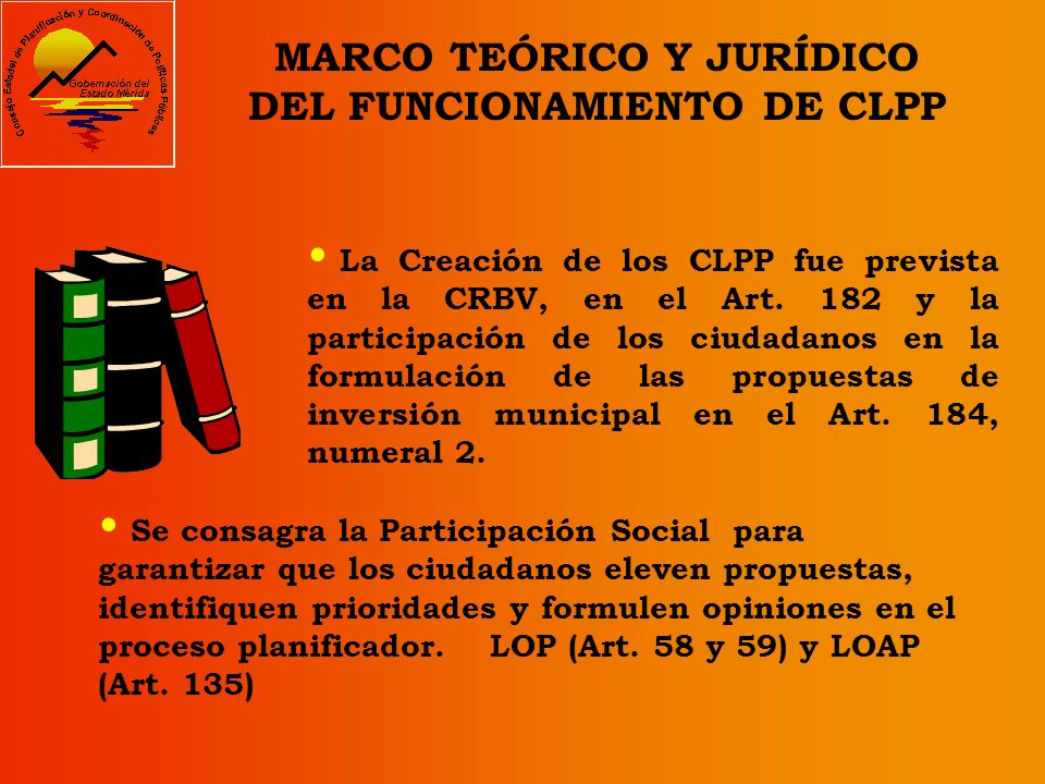 MARCO TEÓRICO Y JURÍDICO DEL FUNCIONAMIENTO DE CLPP