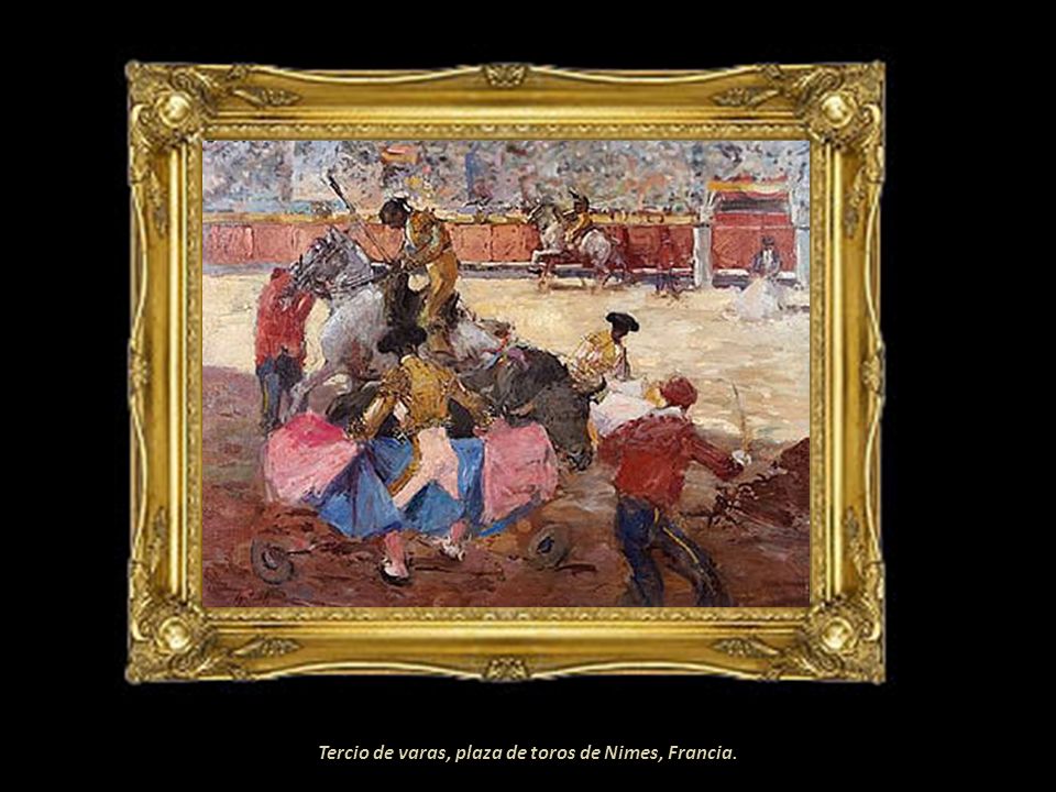 Tercio de varas, plaza de toros de Nimes, Francia.