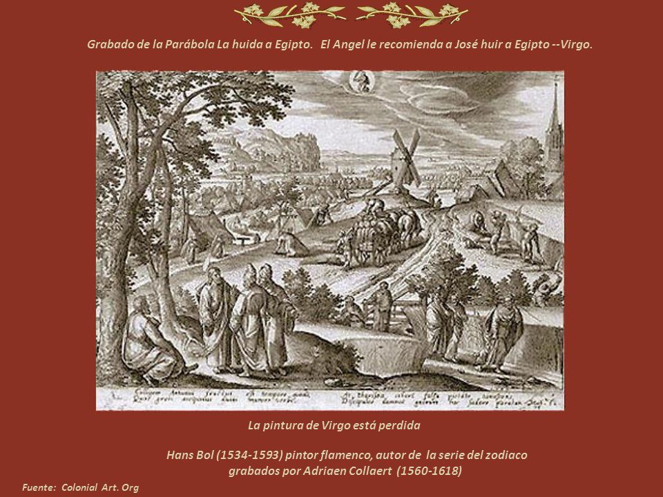 La pintura de Virgo está perdida Fuente: Colonial Art. Org