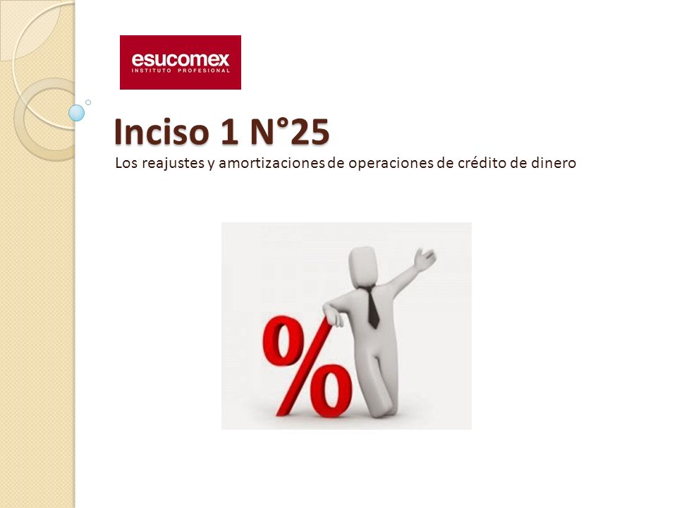 Los reajustes y amortizaciones de operaciones de crédito de dinero