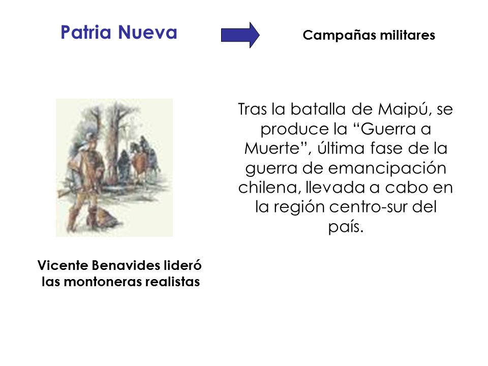 Vicente Benavides lideró las montoneras realistas