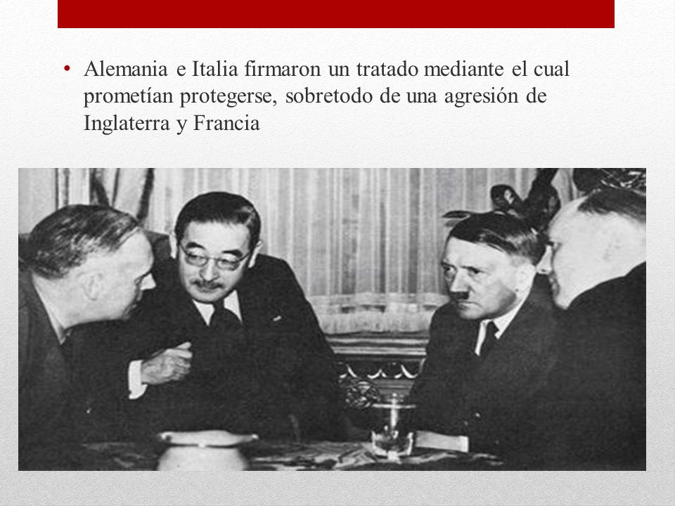 Alemania e Italia firmaron un tratado mediante el cual prometían protegerse, sobretodo de una agresión de Inglaterra y Francia