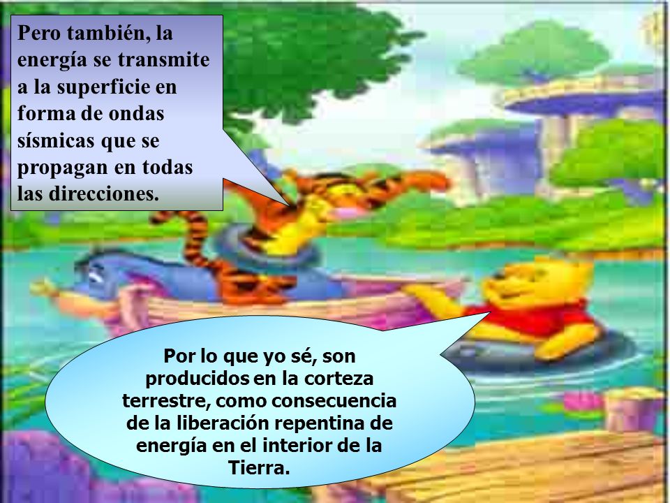 Pero también, la energía se transmite a la superficie en forma de ondas sísmicas que se propagan en todas las direcciones.