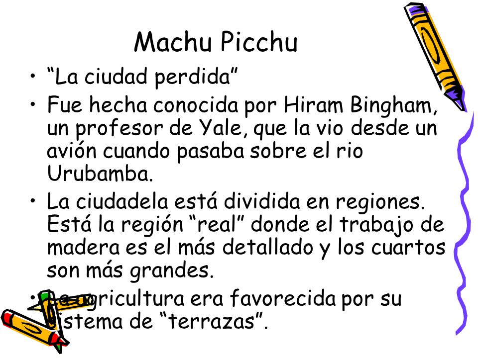 Machu Picchu La ciudad perdida