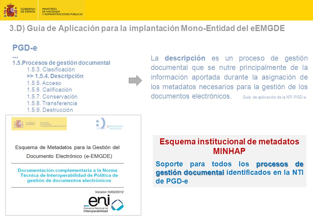 3.D) Guía de Aplicación para la implantación Mono-Entidad del eEMGDE