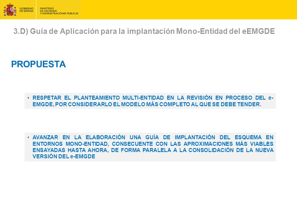 3.D) Guía de Aplicación para la implantación Mono-Entidad del eEMGDE
