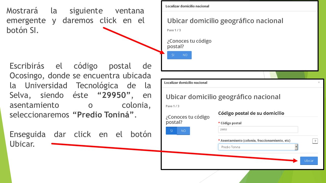 Mostrará la siguiente ventana emergente y daremos click en el botón SI.