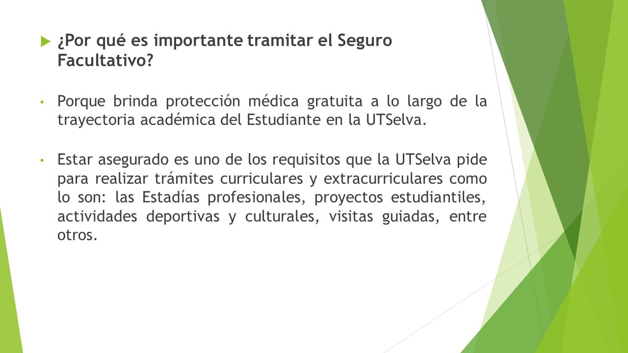 ¿Por qué es importante tramitar el Seguro Facultativo