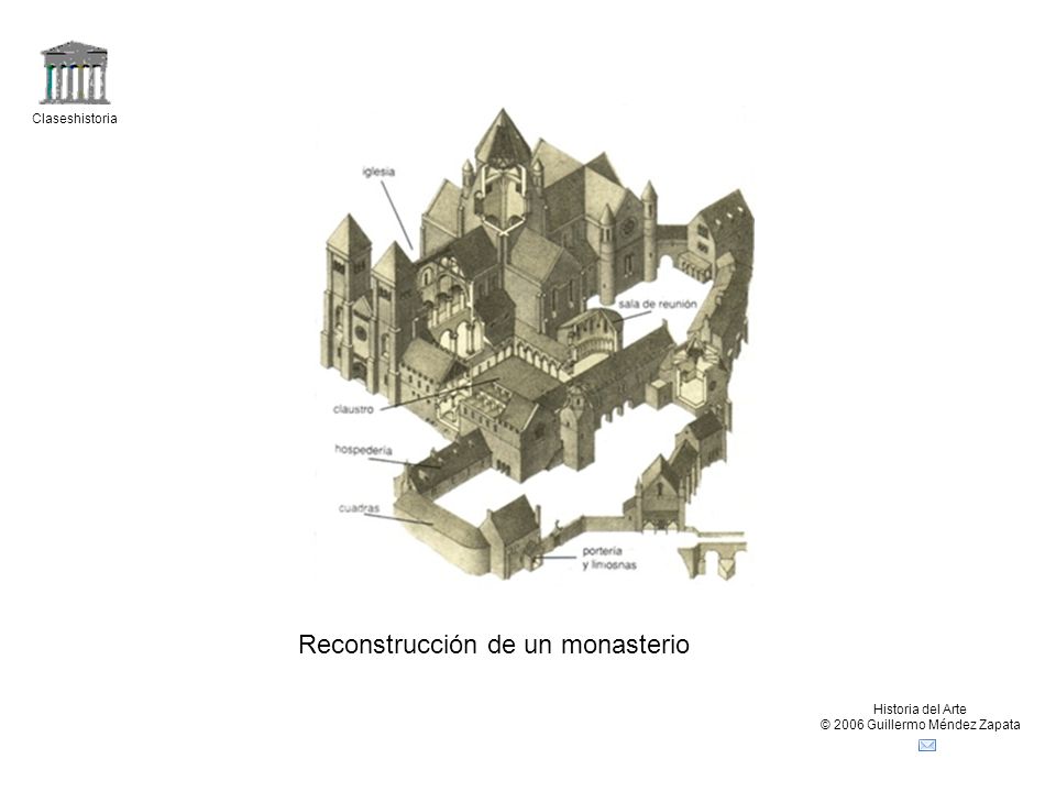 Reconstrucción de un monasterio