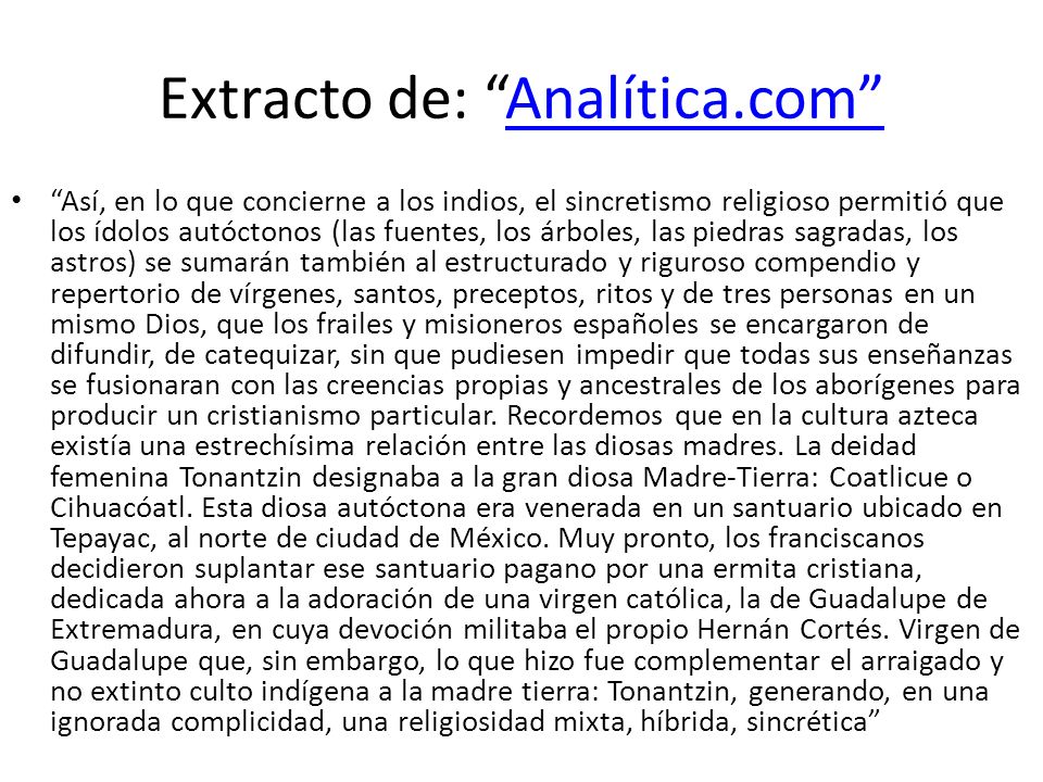 Extracto de: Analítica.com