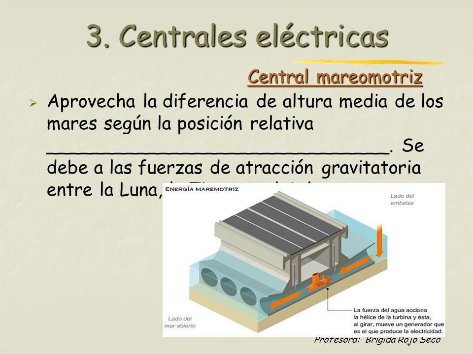 3. Centrales eléctricas Central mareomotriz