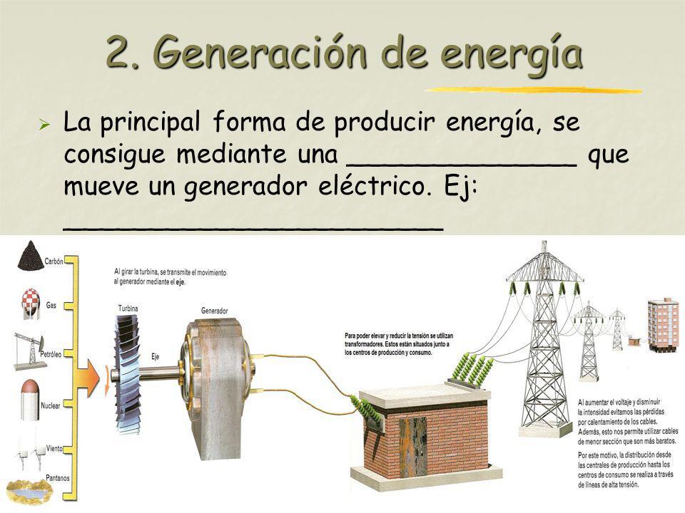 2. Generación de energía