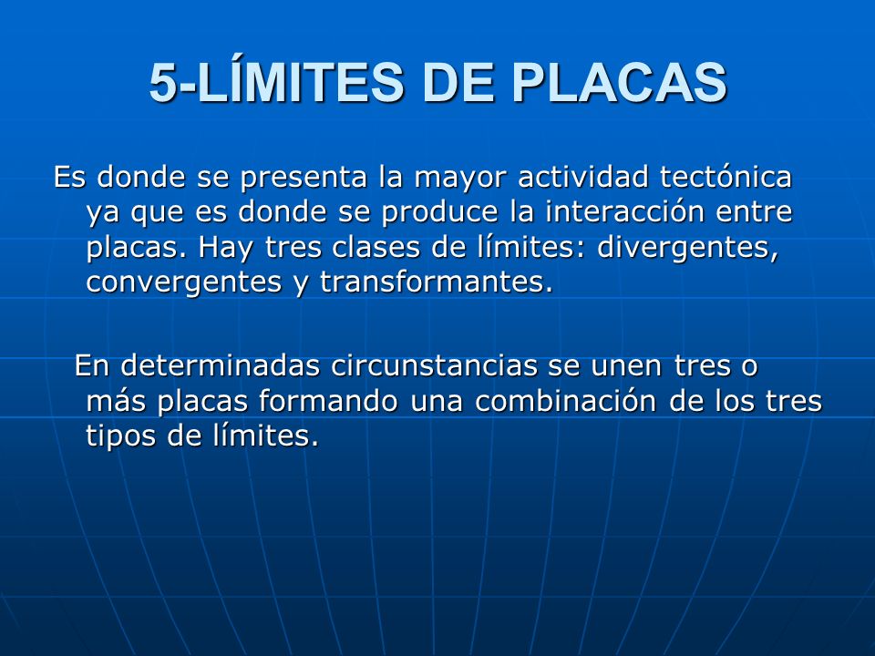 5-LÍMITES DE PLACAS