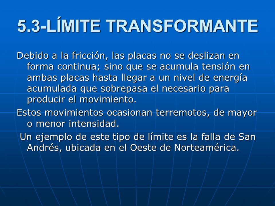 5.3-LÍMITE TRANSFORMANTE