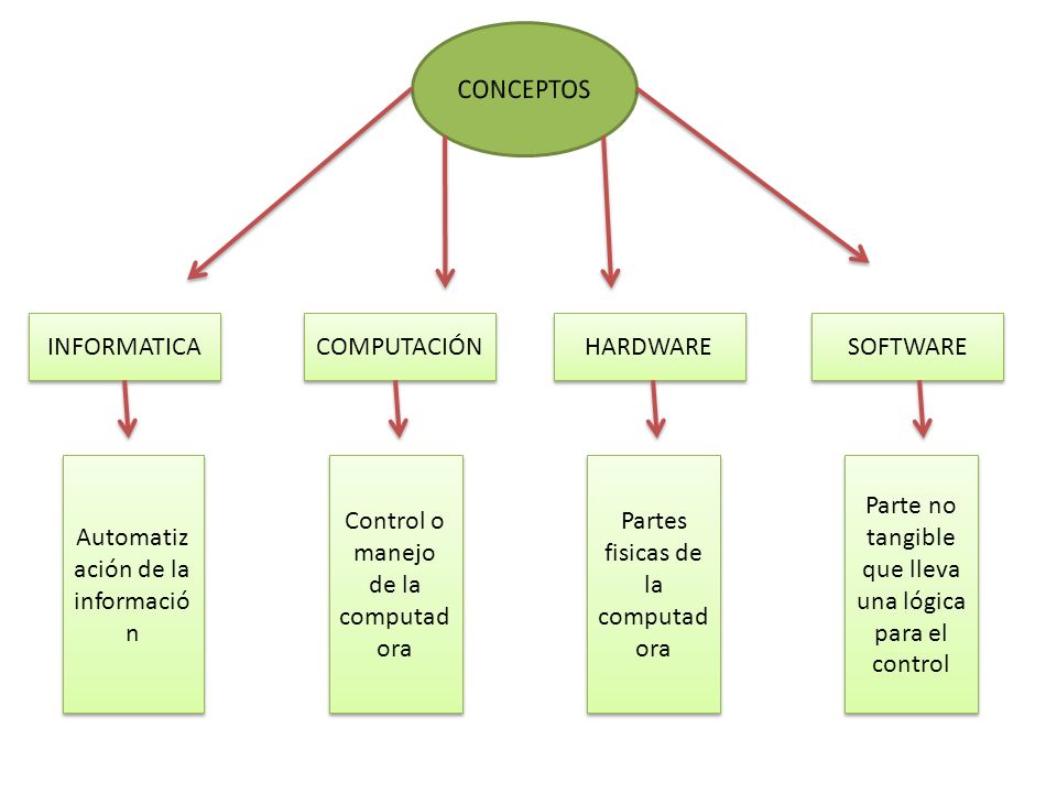 Automatización de la información Control o manejo de la computadora