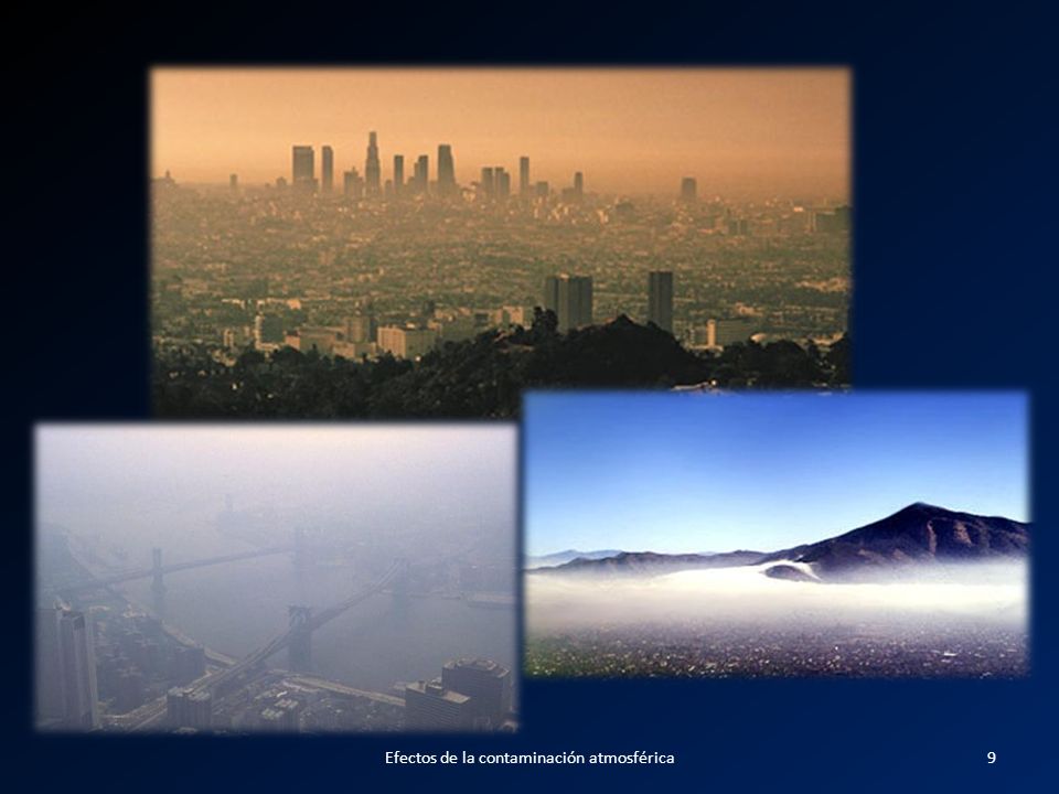 Efectos de la contaminación atmosférica