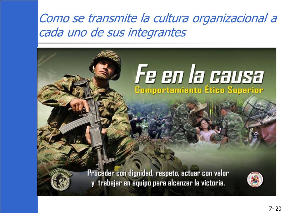 Como se transmite la cultura organizacional a cada uno de sus integrantes
