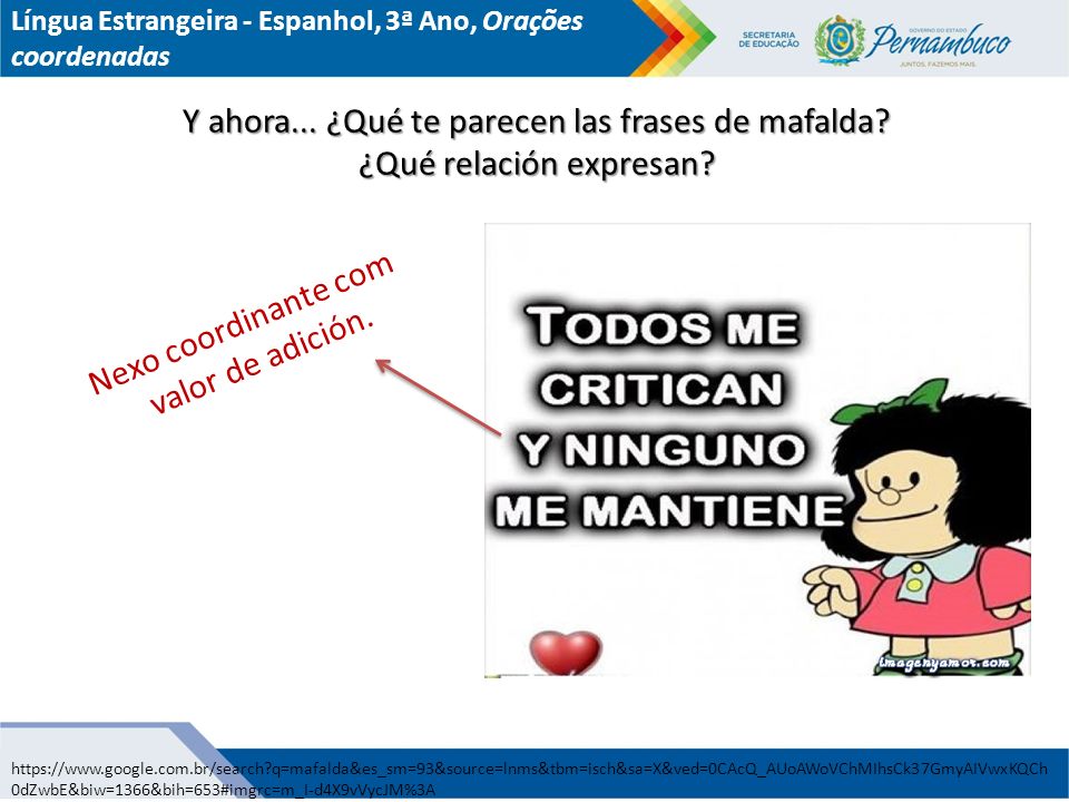 Y ahora... ¿Qué te parecen las frases de mafalda