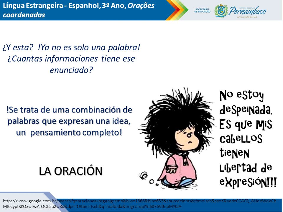 LA ORACIÓN ¿Y esta !Ya no es solo una palabra!