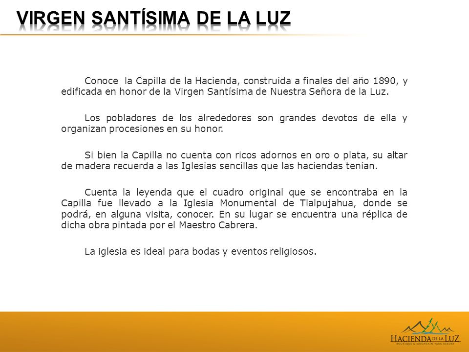 VIRGEN SANTÍSIMA DE LA LUZ