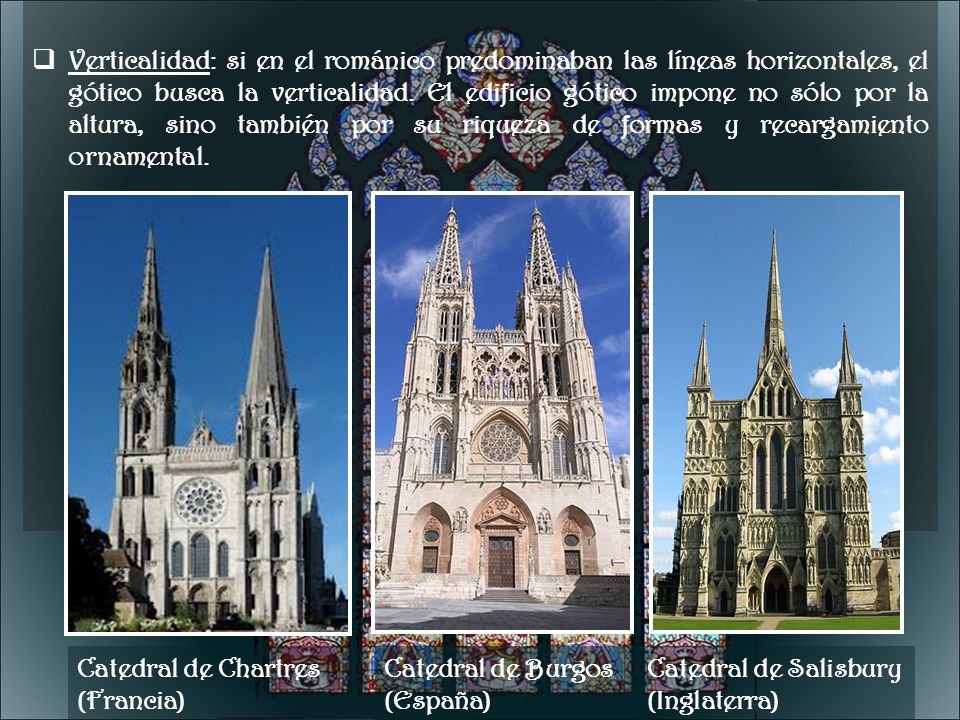 Catedral de Chartres (Francia) Catedral de Burgos (España)