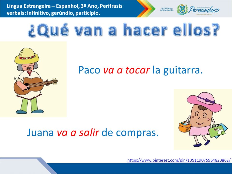 ¿Qué van a hacer ellos Paco va a tocar la guitarra.