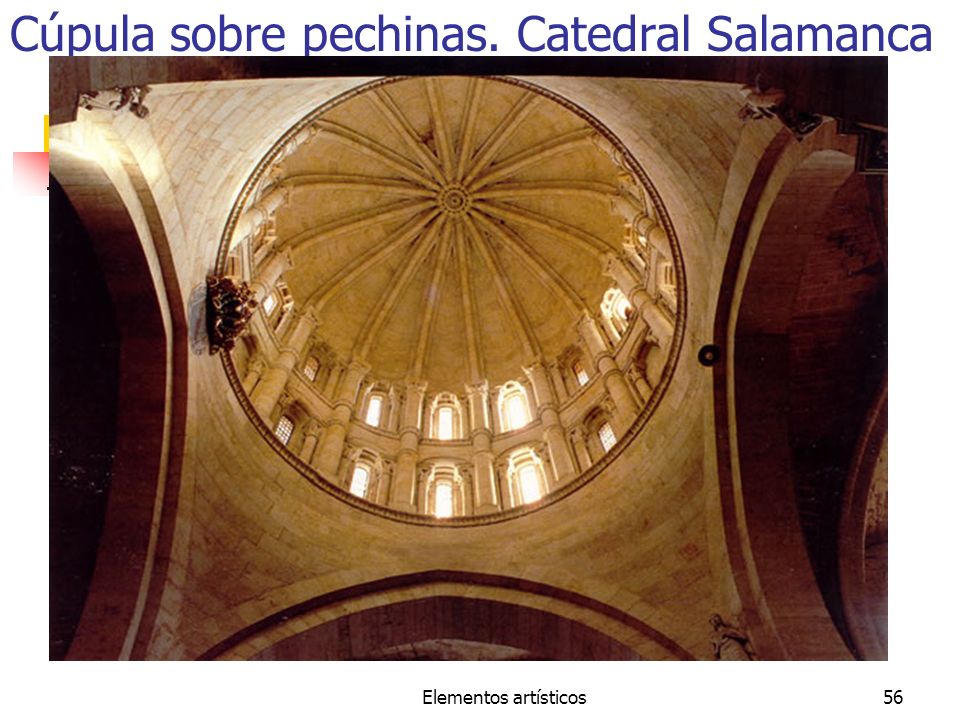 Cúpula sobre pechinas. Catedral Salamanca