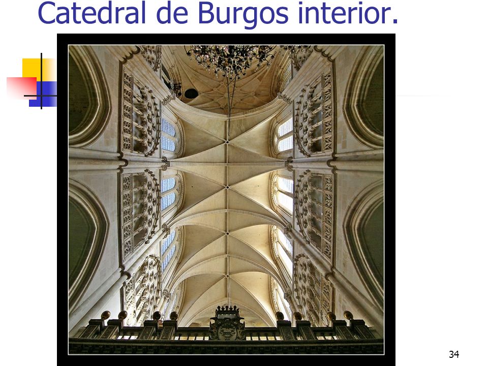 Catedral de Burgos interior.