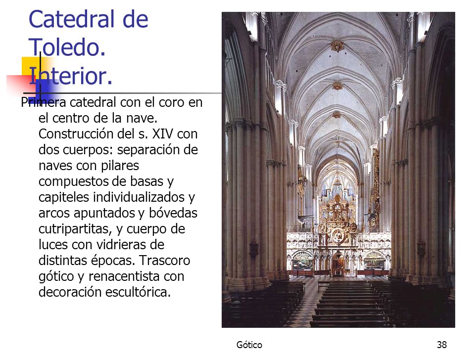Catedral de Toledo. Interior.