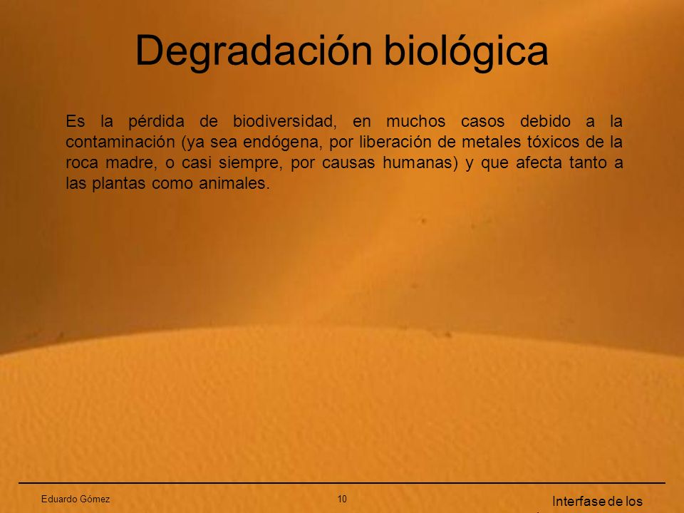 Degradación biológica