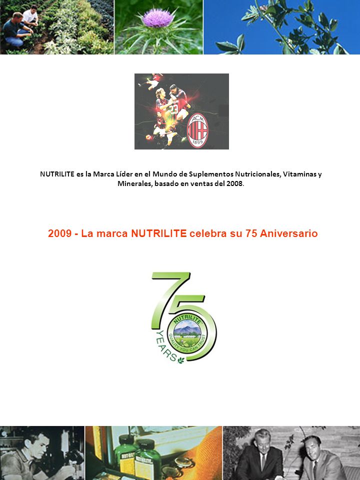 La marca NUTRILITE celebra su 75 Aniversario