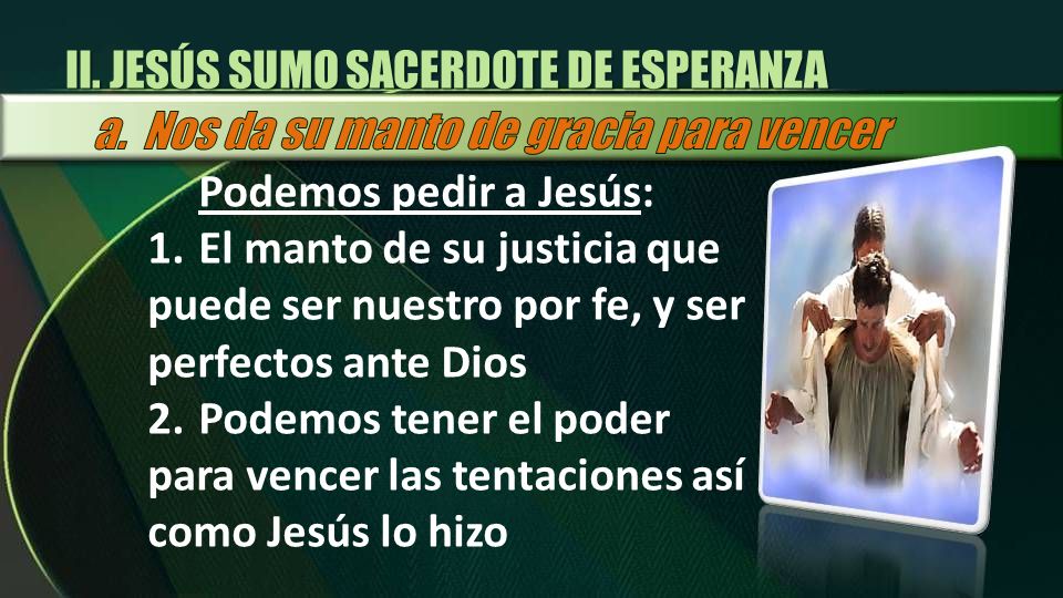 II. JESÚS SUMO SACERDOTE DE ESPERANZA