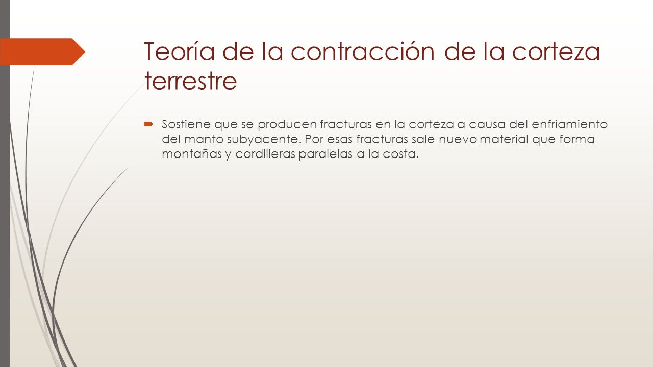 Teoría de la contracción de la corteza terrestre