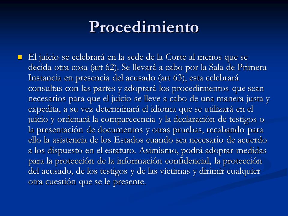 Procedimiento
