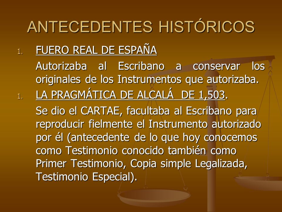 ANTECEDENTES HISTÓRICOS