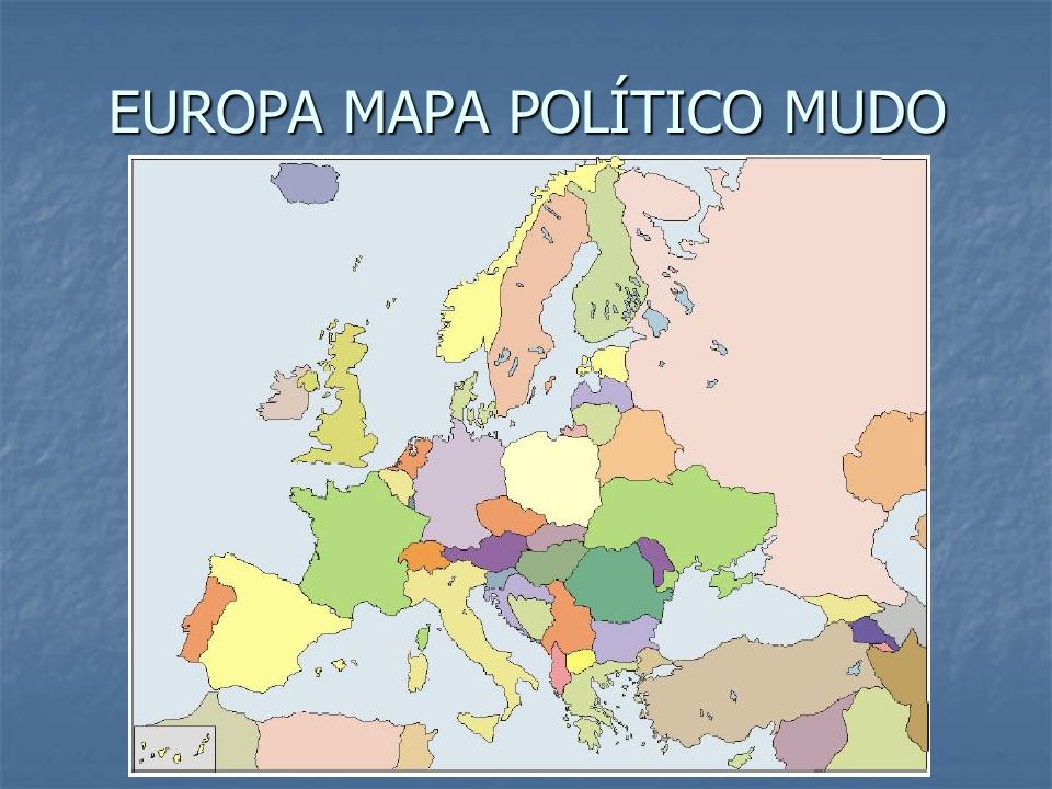 EUROPA MAPA POLÍTICO MUDO