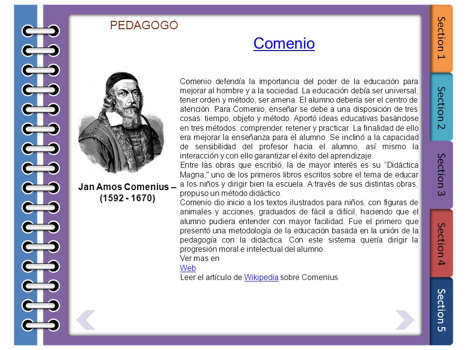Comenio PEDAGOGO Jan Amos Comenius – ( )