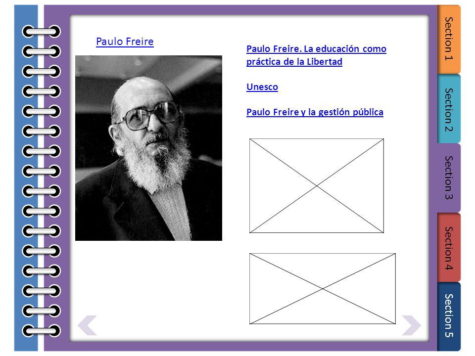 Paulo Freire Paulo Freire. La educación como práctica de la Libertad