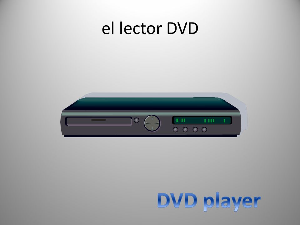 el lector DVD DVD player