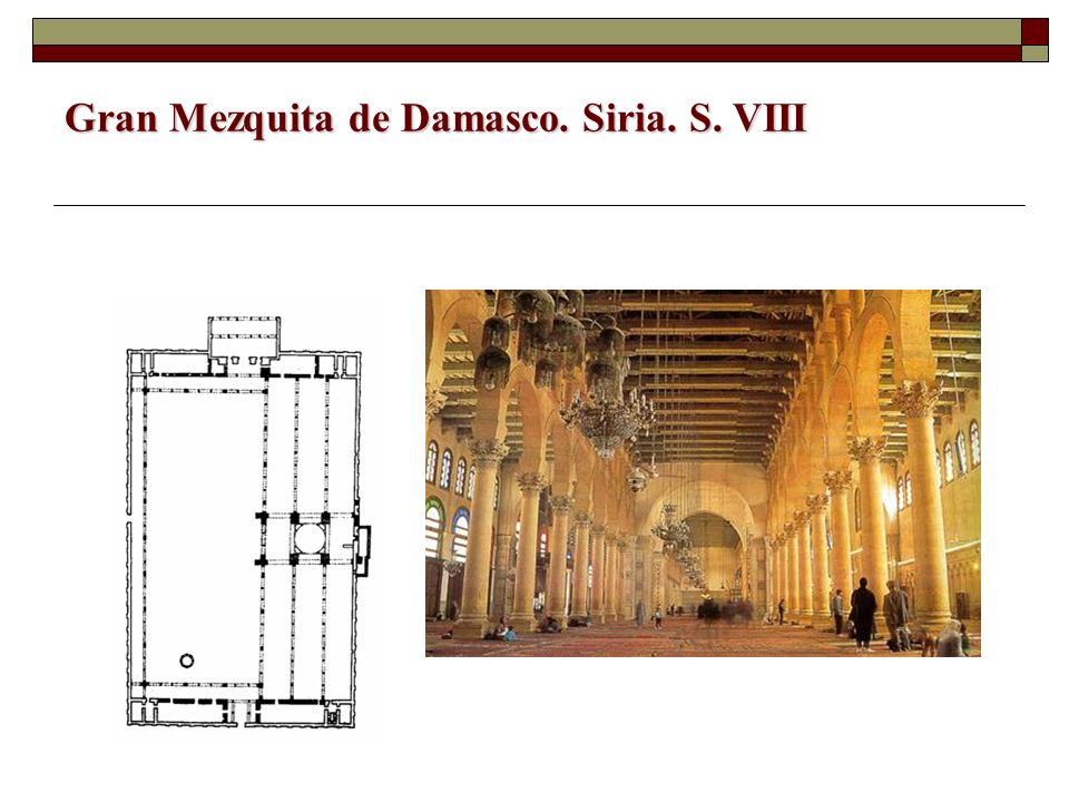 Gran Mezquita de Damasco. Siria. S. VIII