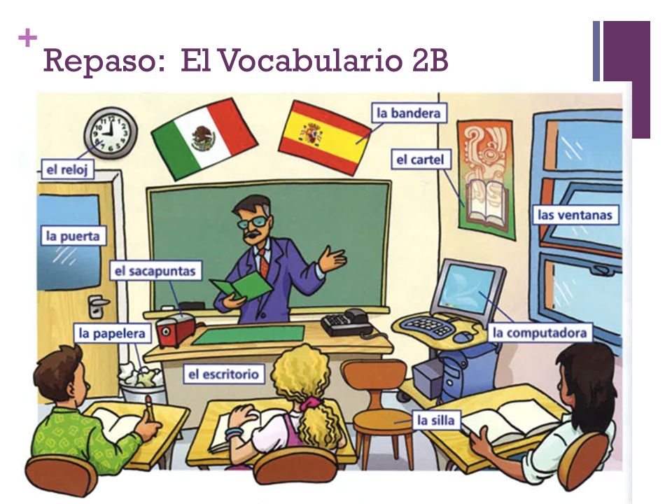 Repaso: El Vocabulario 2B