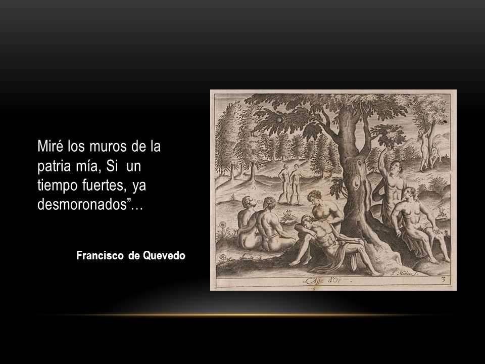 Miré los muros de la patria mía, Si un tiempo fuertes, ya desmoronados …