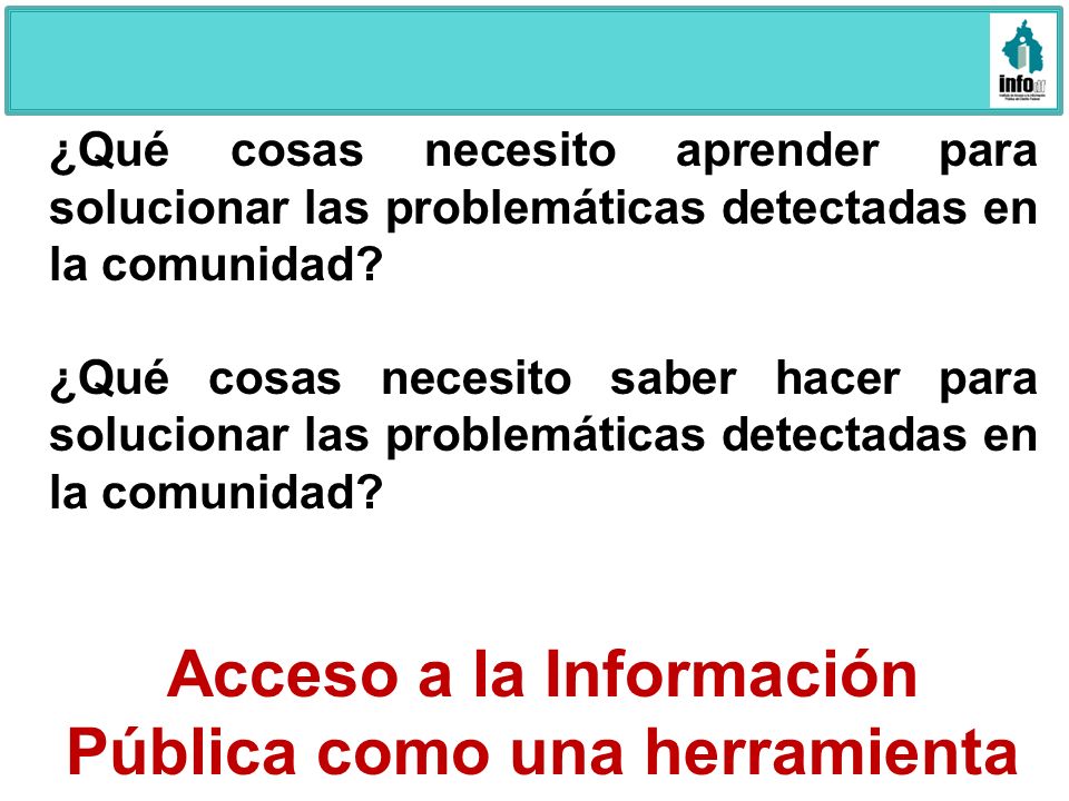 Acceso a la Información Pública como una herramienta útil