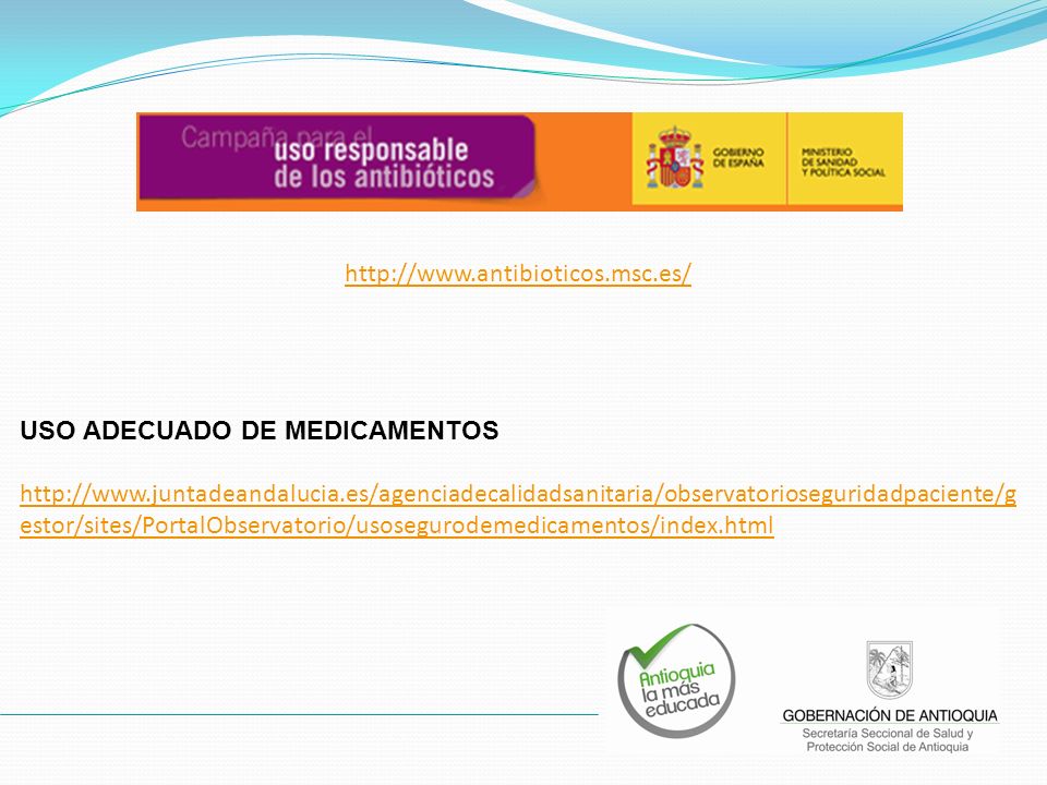 USO ADECUADO DE MEDICAMENTOS.