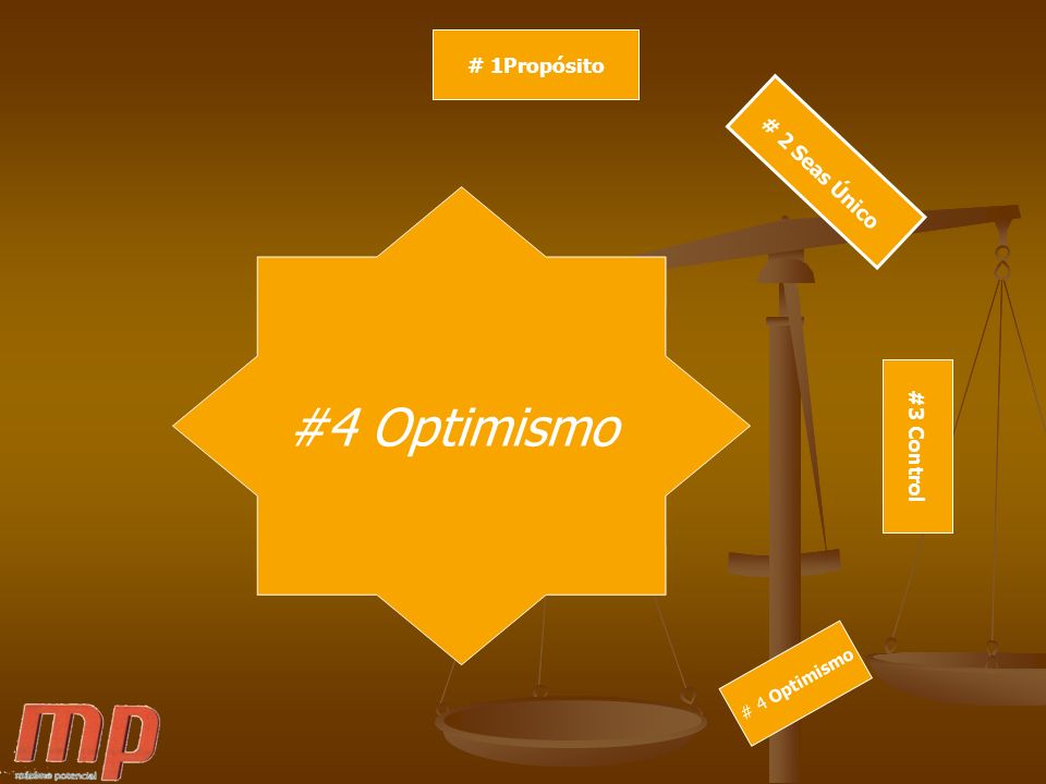 # 1Propósito # 2 Seas Único #4 Optimismo #3 Control # 4 Optimismo