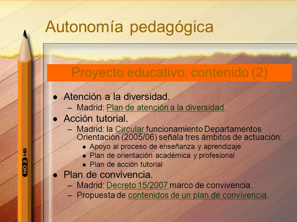 Proyecto educativo: contenido (2)