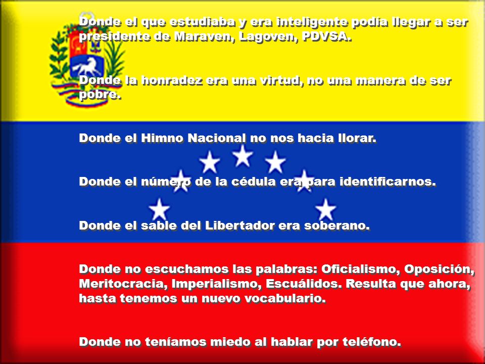 Donde el que estudiaba y era inteligente podía llegar a ser presidente de Maraven, Lagoven, PDVSA.